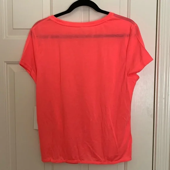 NWT Calvin Klein “electric Salmon” workout top XL. - Picture 5 of 5